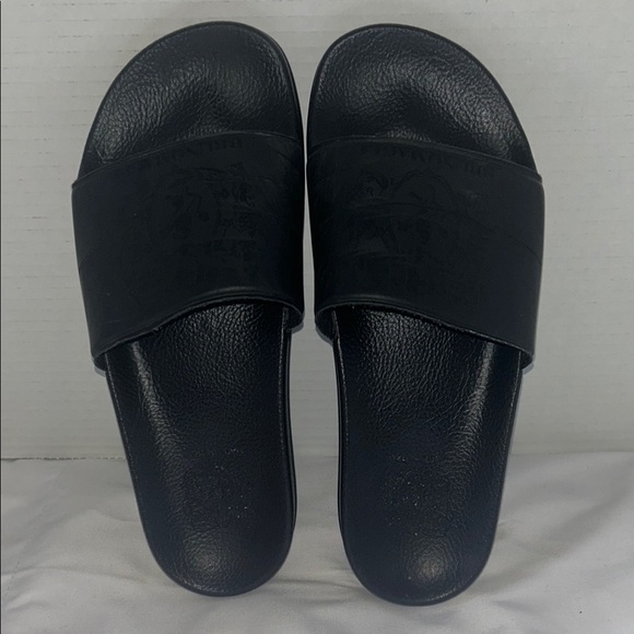 Bruno Magli Black Minimalist Sandals - Picture 5 of 6